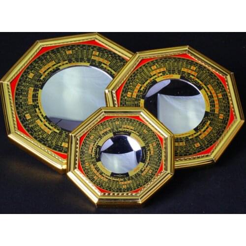 Fengshui Town House Phnom Penh Compass Nine Palace Eight Diagrams Mirror Concave-convex Glass Mirror Home Prosperity