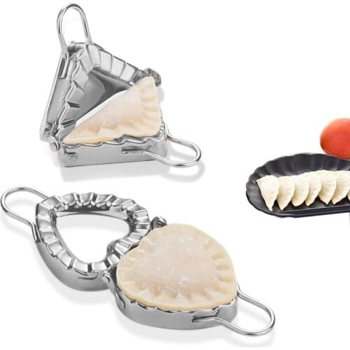 304 Stainless Steel Dumpling Maker Mould Stainless Steel Heart Shaped Dumpling Press Kitchen Tools