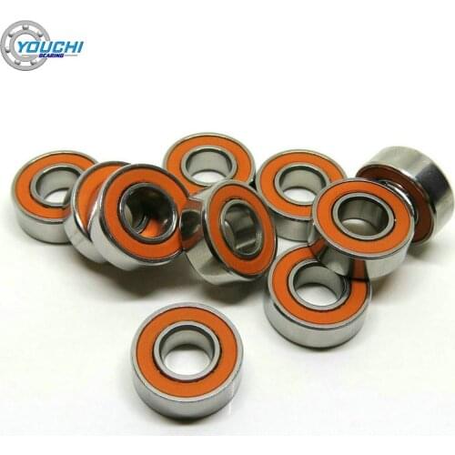 6pcs 3x10x4 S623 2RS Hybrid Ceramic Bearing & 4Pcs 5x11x4 SMR115 CB Ceramic Bearings for Fishing Reels
