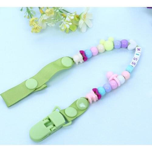 Hot Sale Baby Pacifier Clip Chain New Baby Pacifier Clips Newborn Dummy Pacifier Chain Clips Holder Baby Nipple Feeding