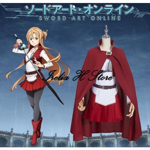 Irelia H Store Yuuki Asuna Sword Art Online Cosplay Yuuki Asuna Cosplay Costume Halloween Costume
