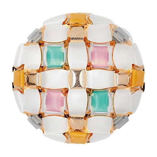 Ivanovwa Creative Colorful Wall Lights Designer Round Personality Living Room Bedroom Cloakroom Wall Sconce Home Decor Lighting