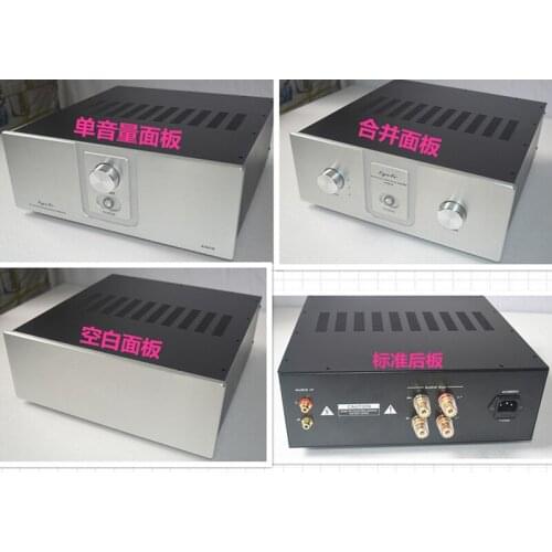 KYYSLB 320*120*388MM A3212 Preamp Assembled Amplifier Chassis Box House DIY Enclosure with Feet Screw Amplifier Case Shell