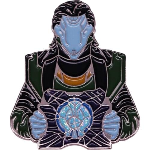 Lokki Cube Tesseract Badge Every villain is a hero in his own mind