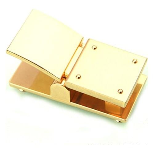 Metal Lock Round Rectangle Bag Case Buckle Clasp For Handbags Shoulder Bags Purse Tote Accessories