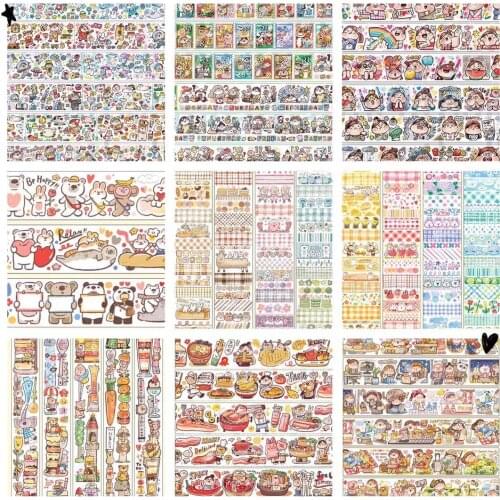 Lovely Cartoon Girl Collection Washi Tape for Card Making Bullet Journal DIY Scrapbooking Decorative Sticker