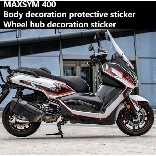 Motorcycle Sticker Drawing Engraving Decal Body Decoration Car Sticker Wheel Hub Modification for Sym Maxsym400