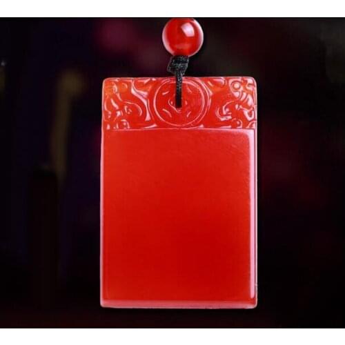 Natural 3Dcarving Pendant Necklace + rope safety leading fashion accessories