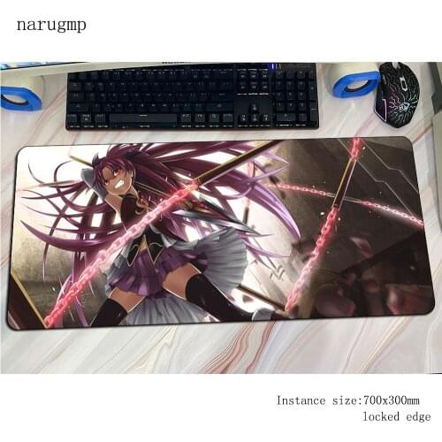 Puella Magi Madoka Magica padmouse cheapest gaming mousepad game mouse pad gamer computer HD print desk mat notbook mousemat pc