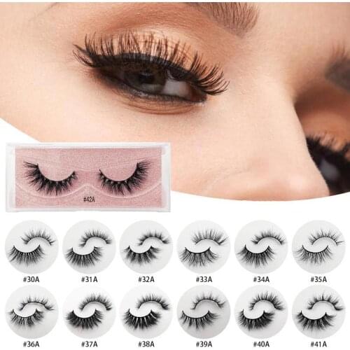Makeup Eyelashes 3D Mink Lashes Fluffy Soft Wispy Volume Natural Long Cross False Eyelashes Eyelashes Reusable Eye Cosmetic Tool