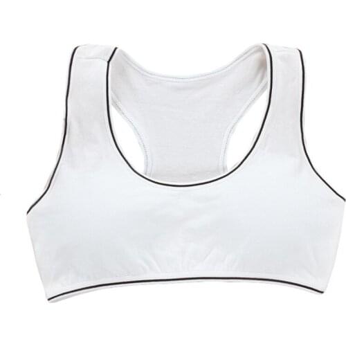 Teen Girl Sports Bra Kids Top Camisole Underwear Young Puberty Small Training Bra 8-14years Child Clothing Bra for Teenage Girl