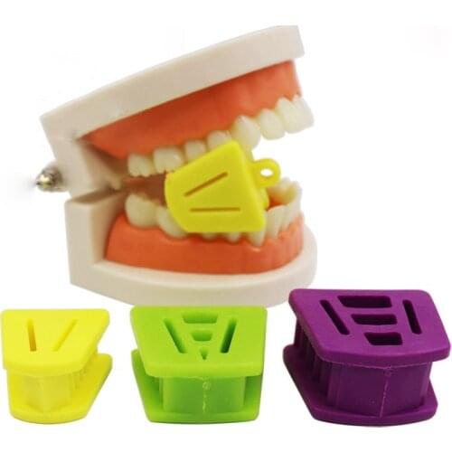 3pcs/set Dental Bite Block Occlusal Pad Teeth Prop Rubber Opener Retractor Dental Tools Dentistry Instrument Dentist Materials