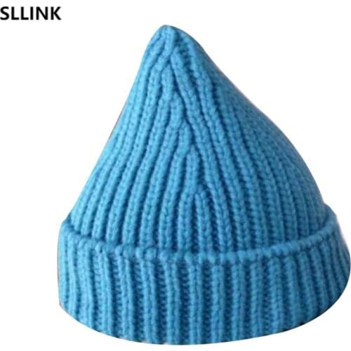 Hat Womens Autumn and Winter Korean Style Fashionable All-Matching High-Profile Figure Sweet Cute Pure Color Warm Keeping