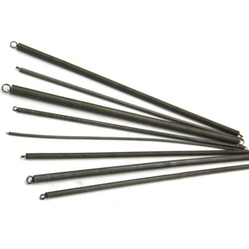 1pcs Spring steel Tension spring with Dual hook extension pull springs Wire Dia 3.2/3.5/3.6mm Outer Dia 25-32mm Length 300mm