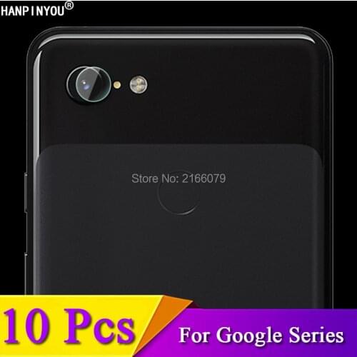 10 Pcs/Lot For Google Pixel 3 Pixel3 3A 4 XL Rear Camera Lens Back Protective Protector Cover Soft Tempered Glass Film Guard