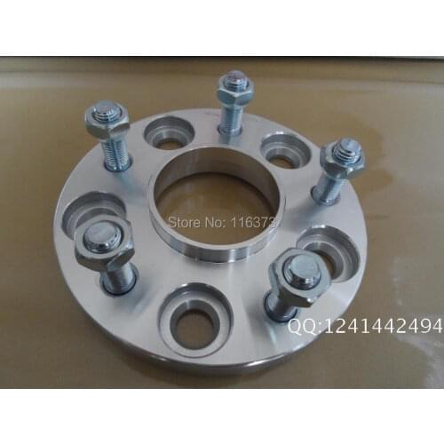 2pcs Aluminum Wheel Adapters 5x114.3 mm Center Bore 64.1mm thread 12x1.5 15mm/20mm/25mm/32mm wheels adapter spacers for Honda