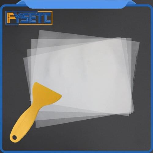 4 sheets FEP Film 120mm x 180mm x 0.1mm DLP LCD SLA Resin 3D Printer For Wanhao Duplicator D7, Proniks KLD-LCD1260, YHD-101
