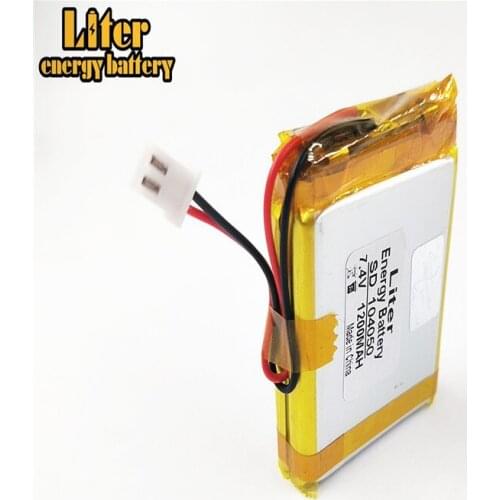 7.4V 1200mAh 104050 XH2.54 Polymer Li-ion battery for DVD TV Digital Satellite Finder Meter WS-6933 WS-6923 lithium ion battery