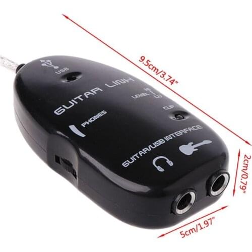 USB guitar cable recording adapter