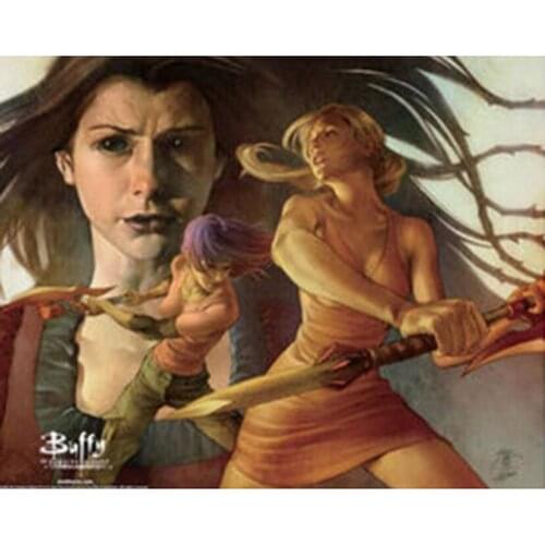 5D DIY Diamond Painting Buffy the Vampire Slayer Character Full Drill Embroidery Cross Stitch Mosaic Room Decor Gift JX587