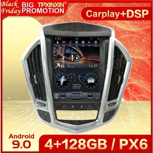 Carplay 2 Din Android 9 Tesla Multimedia For Cadillac Old SRX 2009 2010 2011 2012 BT GPS Navi Audio Radio Vedio Player Head Unit