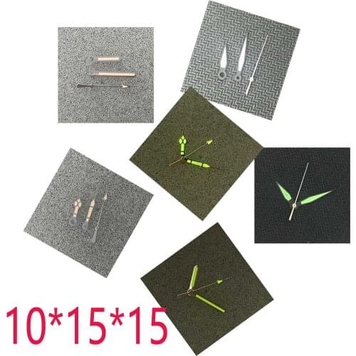 Watch Hands Three-hand Green Luminous Watch Accessories Suitable for NH35/NH36/7S/4R Series Movement