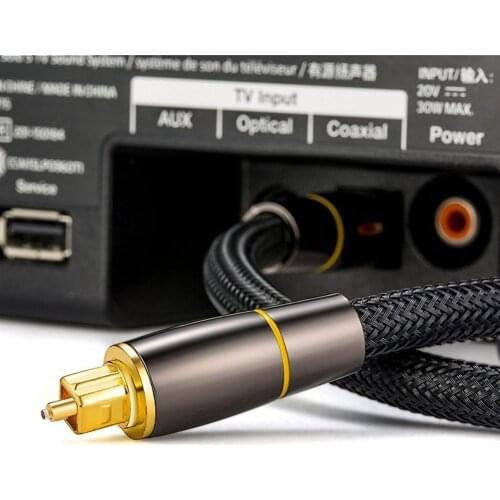Digital Optical Jack Audio Cable SPDIF Fiber Toslink ps5 box Soundbar ps4 360 Speaker Blu-ray For tv Wire Amplifier Pl T0O8