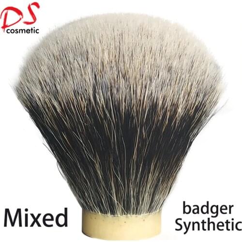 Dscosmetic two band badger hair mixed synthetic hair shaving brush knots for shave brush