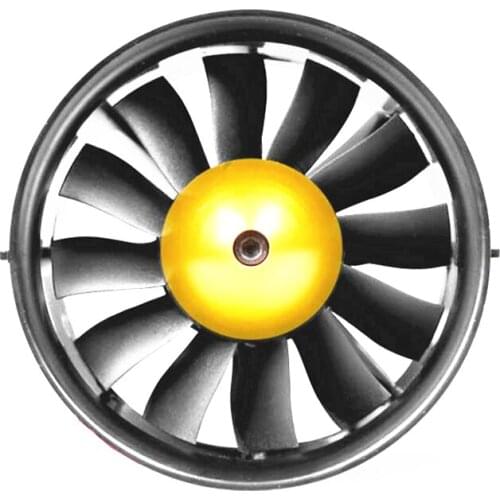 Freewing E72311 80mm 12 blade metal EDF with 6s 1857KV inter Brushless Motor For RC Airplane RC Model