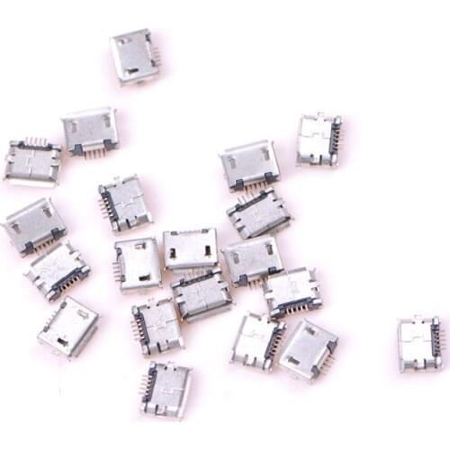 IMC Hot 20 Pcs Micro USB Type B Female Socket 5-Pin SMD SMT Soldering Jack Connector Wholesale