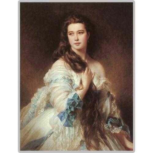 Famous Painting "Barbe Dmitrievna Mergassov Madame Rimsky-Korsakov" 5D DIY Diamond Painting Full Square/Round Diamond Embroidery