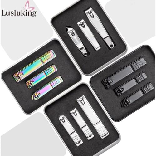 Stainless Steel Nail Art Clipper Cutter Professional Manicure Trimmer Finger Toe Nipper Knife Silver Pedicure Fingernail Tools