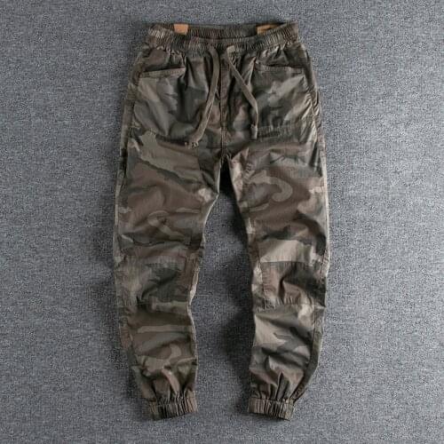 2021 Stitching three-dimensional cutting camouflage Leggings mens breathable thin sports casual pants high quality trouser 258