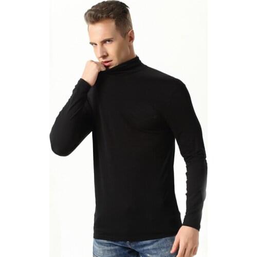 Soft and breathable shapers XML2 Underwear men modal elastic tight undershirt high neck long johns New Design Slim Fit #ds9580kg