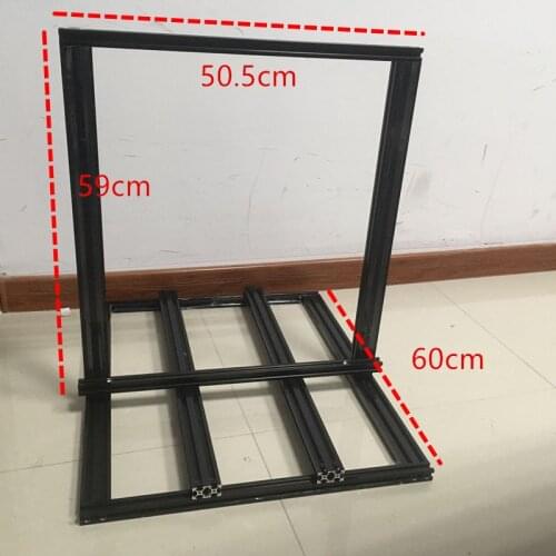 Funssor Creality CR-10 S4 3D Printer Extrusion Metal Frame Kit 400mm size 2020/2040 v-Slot mechanical kit