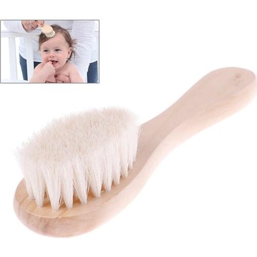 New Natural Wooden Comb Hair Brush Care Kids Massage Infant Baby Pure Natural Safety Material For Your Babys Health