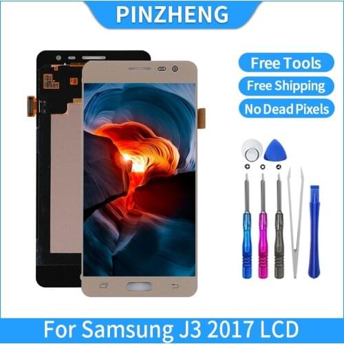 PINZHENG Original 5.0" LCD For Samsung Galaxy J3 2017 J330 J330FN SM-J330FN LCD Display With Touch Screen Digitizer Assembly