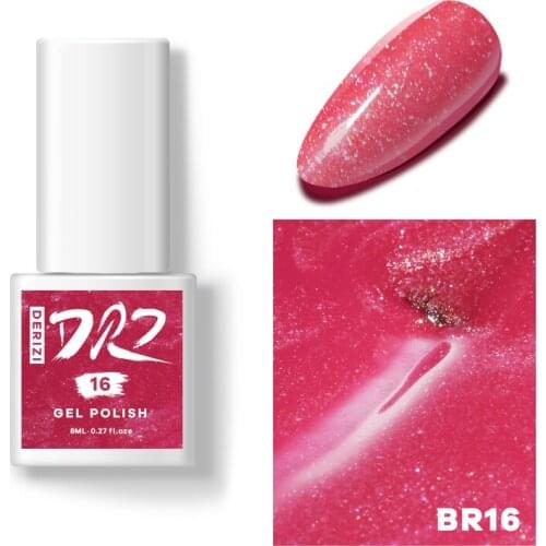 DERIZI 60 Colors Series NO.16 Gel Nail Polish Semi Permanent Gel UV Led Lamp Polish For Nails Manicure Set 8ML