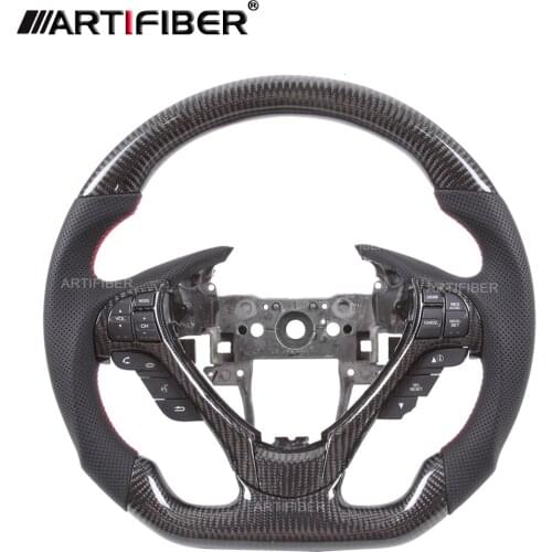 Carbon Fiber Steering Wheel for Acura MDX,RDX ,ILX ,TLX ,NSX