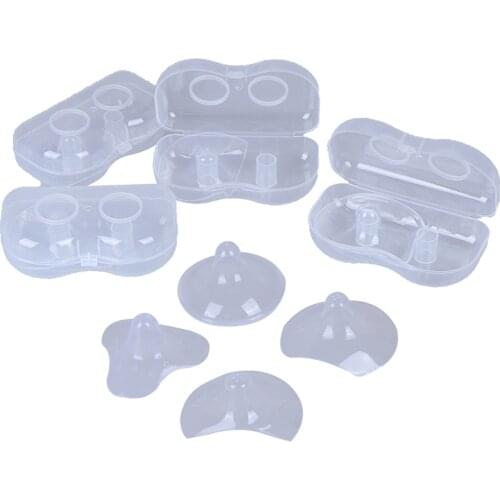 Silicone Nipple Protectors Feeding Mothers Nipple Shields Protection Cover Breastfeeding Mother Milk Silicone Nipple