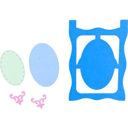 Julyarts Magic Mirror Background Die Die Cut For Diy Scrapbooking Decorative Engraving Craft Cutting Template