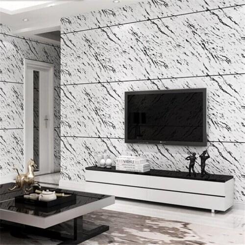 Wellyu Marble wallpaper imitation tile European style film wall TV background atmospheric bedroom living room modern wallpaper