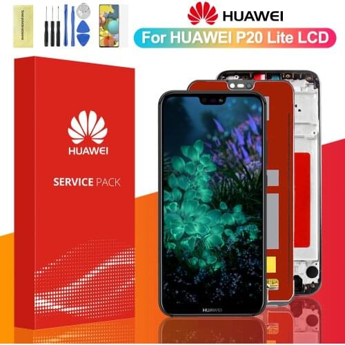 Original 5.84'' LCD For Huawei P20 lite LCD Display Touch Screen Digitizer Assembly For Huawei Nova 3e ANE-LX1 ANE-LX2 LCD