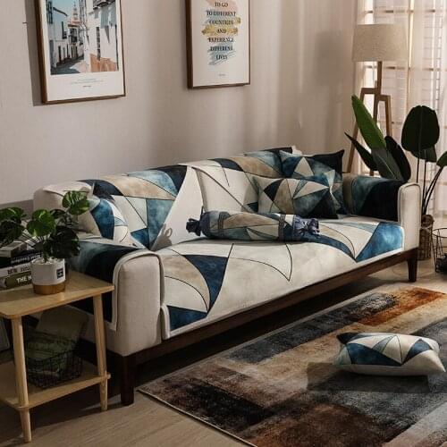 1 Piece Sofa Cushion Simple Modern Nordic Four Seasons General Fabric Sofa Cover Non-Slip Living Room Sofa Towel