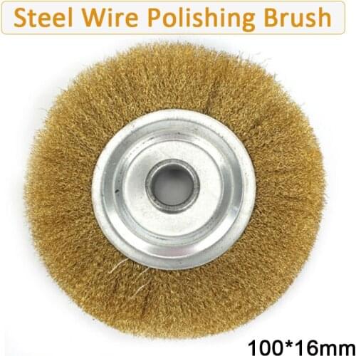 1pcs Polishing Brush Parallel Wire Wheel Brush Small Wire Brushes Set Accessories for Metal Polishing