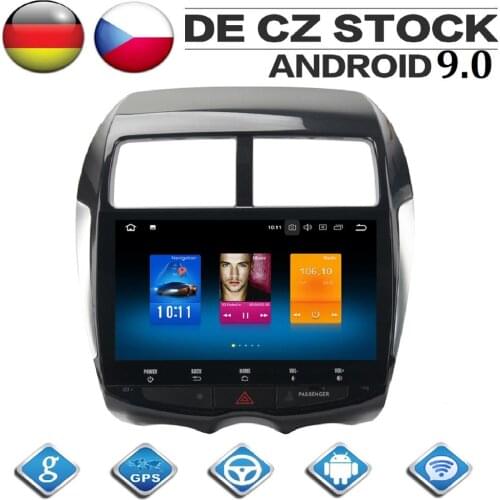10.2" IPS Android 9.0 for MITSUBISHI ASX RVR Outlander Sport 2010-2014 Built in GPS Navigation DVD Player Octa Core USB Headunit