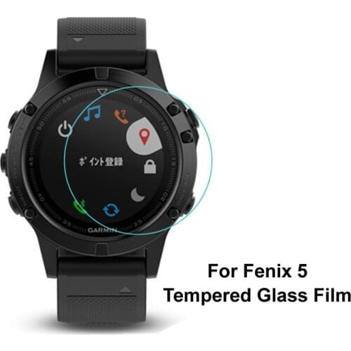 2PCS Watch Tempered Glass film for Garmin Fenix 5 Screen Protector Film Cover