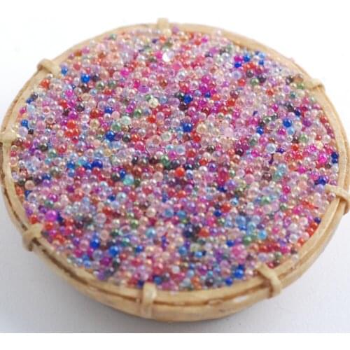 20 Gram Transparent AB Color Micro Ball Micro Crystal Glass Trend Caviar For Vases Wedding Centerpiece Floral Decoration