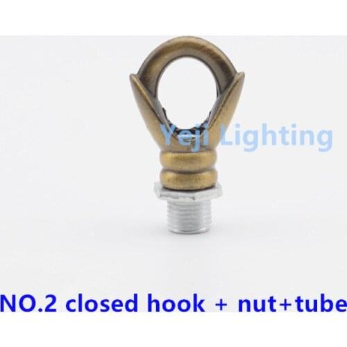 Hardware accessories Restaurant Bar ceiling lamp Load bearing hook M10 closed hanging hook/rings Lighting accessories DIY