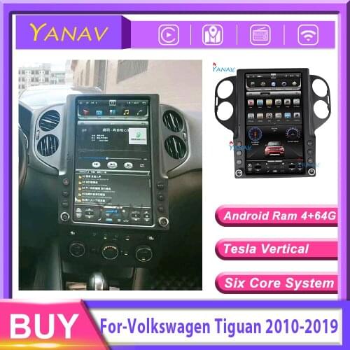 Car radio audio 2 din android stereo receiver For-Volkswagen Tiguan 2010-2019 car multimedia video dvd player navigation player